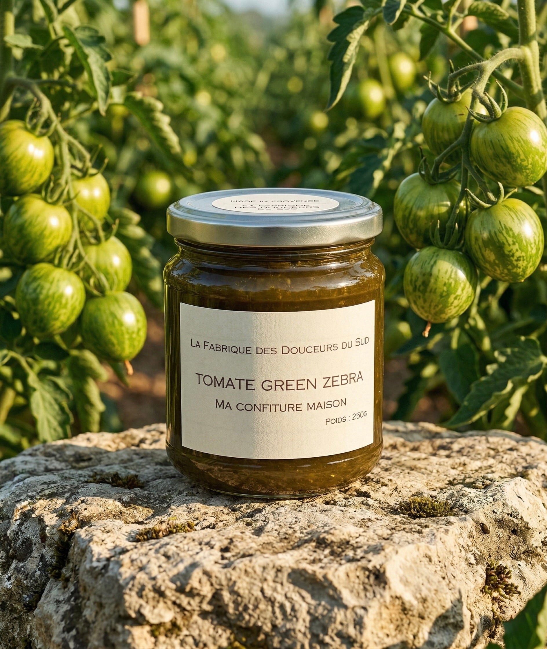 Confiture de Tomates Green Zebra