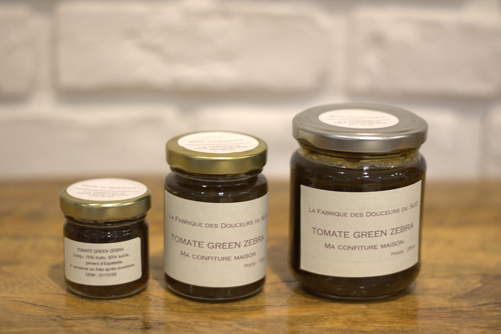 Confiture de Tomates Green Zebra